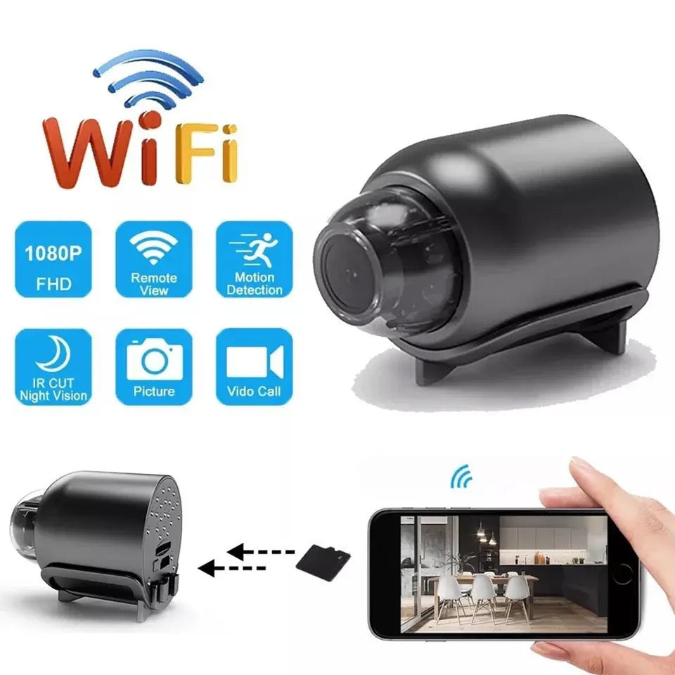 atongm 1080P HD Mini Kamera WiFi Ev Monitörü Kapalı Güvenlik Güvenlik Gözetleme Gece Görüş Kamerası
