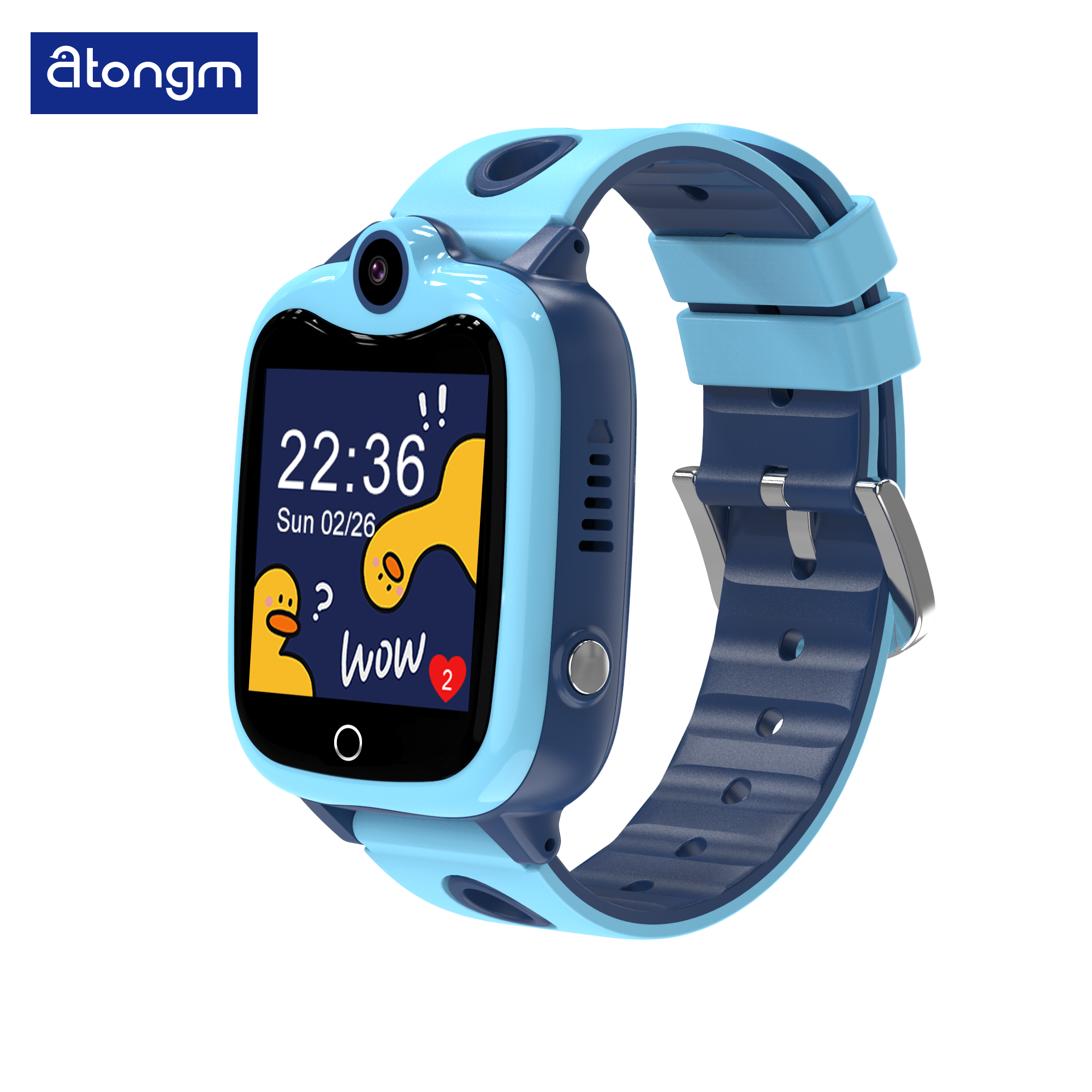 atongm Children Smart Watch 4G Video Call LBS Tracker Location Sim Card Camera IP67 Waterproof