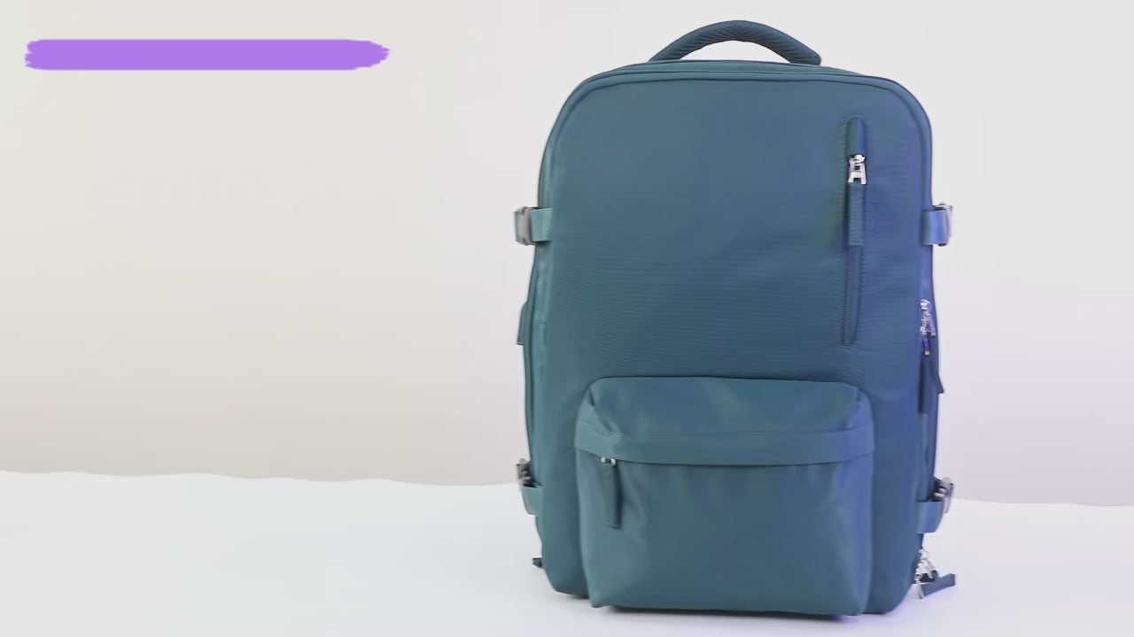 Seyahat Sırt Çantası Uçuş için Kişisel Eşya Çantası Taşıma Onaylı, Erkekler Kadınlar için 35L El Bagajı Bavul Su Geçirmez Haftasonu Çantası