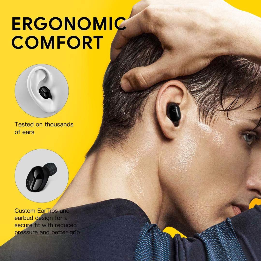 atongm True Wireless Earbuds, Bluetooth 5.0 Earphones IPX5 Waterproof Headphones, Mini Portable Charging Case with Touch Control H15 - atongm Turkiye
