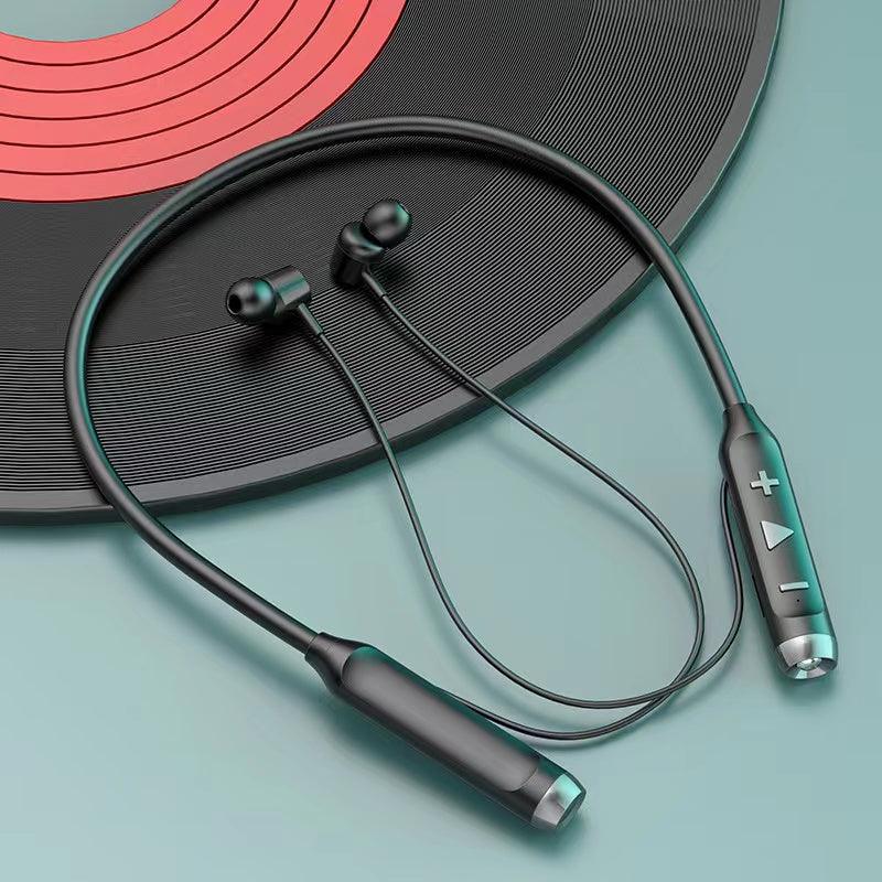atongm X3 El Feneri Kablosuz Kulaklık Boyun Bandı Bluetooth uyumlu Kulaklık Açık Ahizesiz MIC MP3 Çalar ile Spor Kulaklık - atongm Turkiye