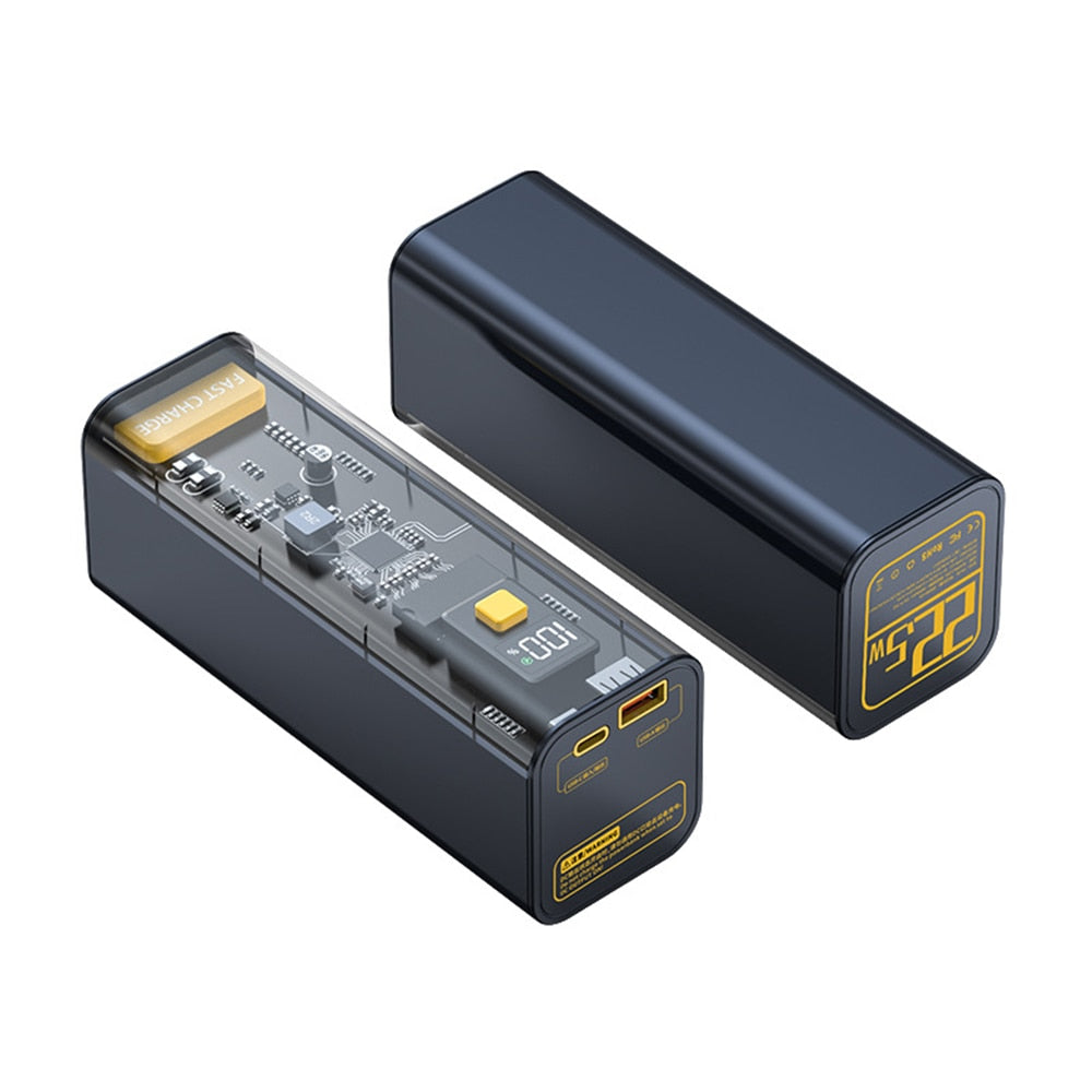 atongm Pil şarj cihazı taşınabilir DIY güç banka kutusu 20000mah LCD PD22.5W çift yönlü hızlı şarj için