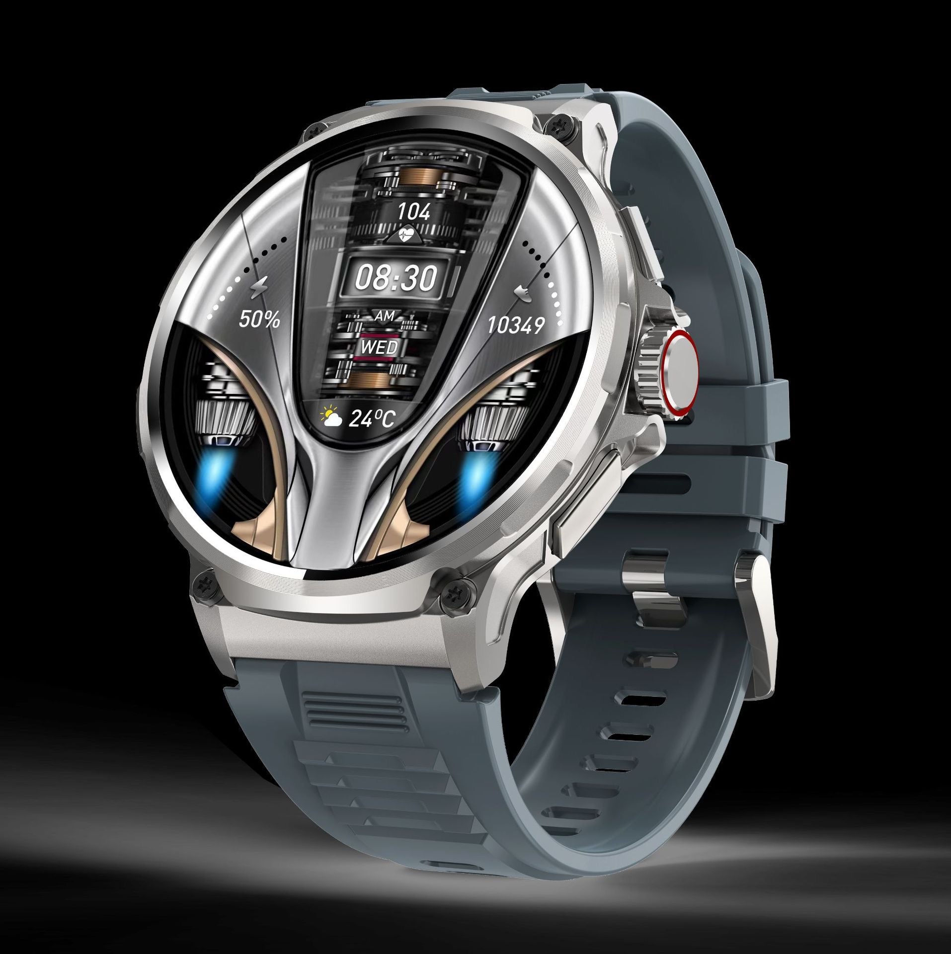 atongm 1.85 inç V69 Bluetooth çağrı akıllı saat 360*360 geniş ekran çok spor akıllı saat