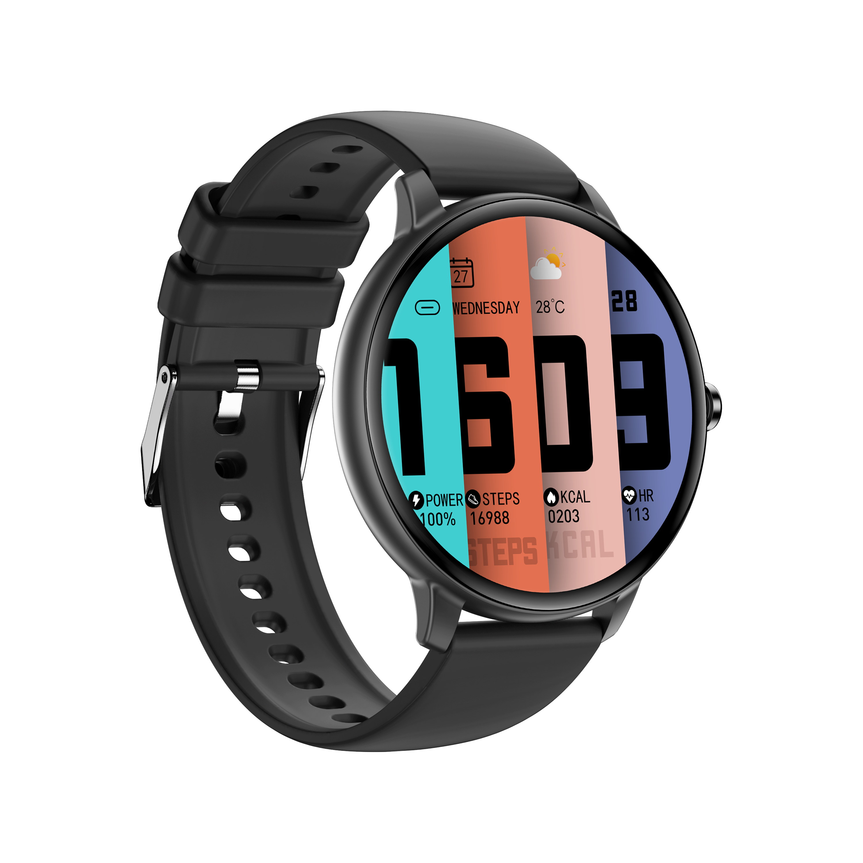 atongm Mate 12 Smart Watch IP68 Waterproof 1.39 Inch with Voice Search, Heart Rate, Blood Oxygen Level, Sports Mode  Support