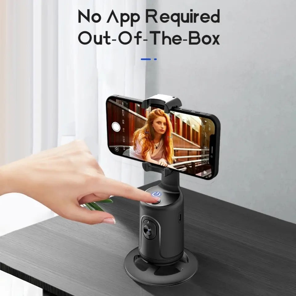 Atongm Ai akıllı ayarlanabilir Hareket Takip Telefon Kamera Dağı Gimbal Sabitleyici Canlı Akış Vlog Çekimi için