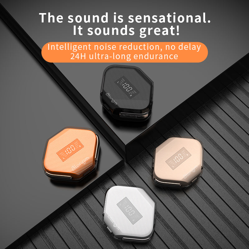 atongm F60 Kablosuz Kulaklık BT5.3 ENC Mikrofonlu Gürültü Azaltma, Oyun Modu Desteği
