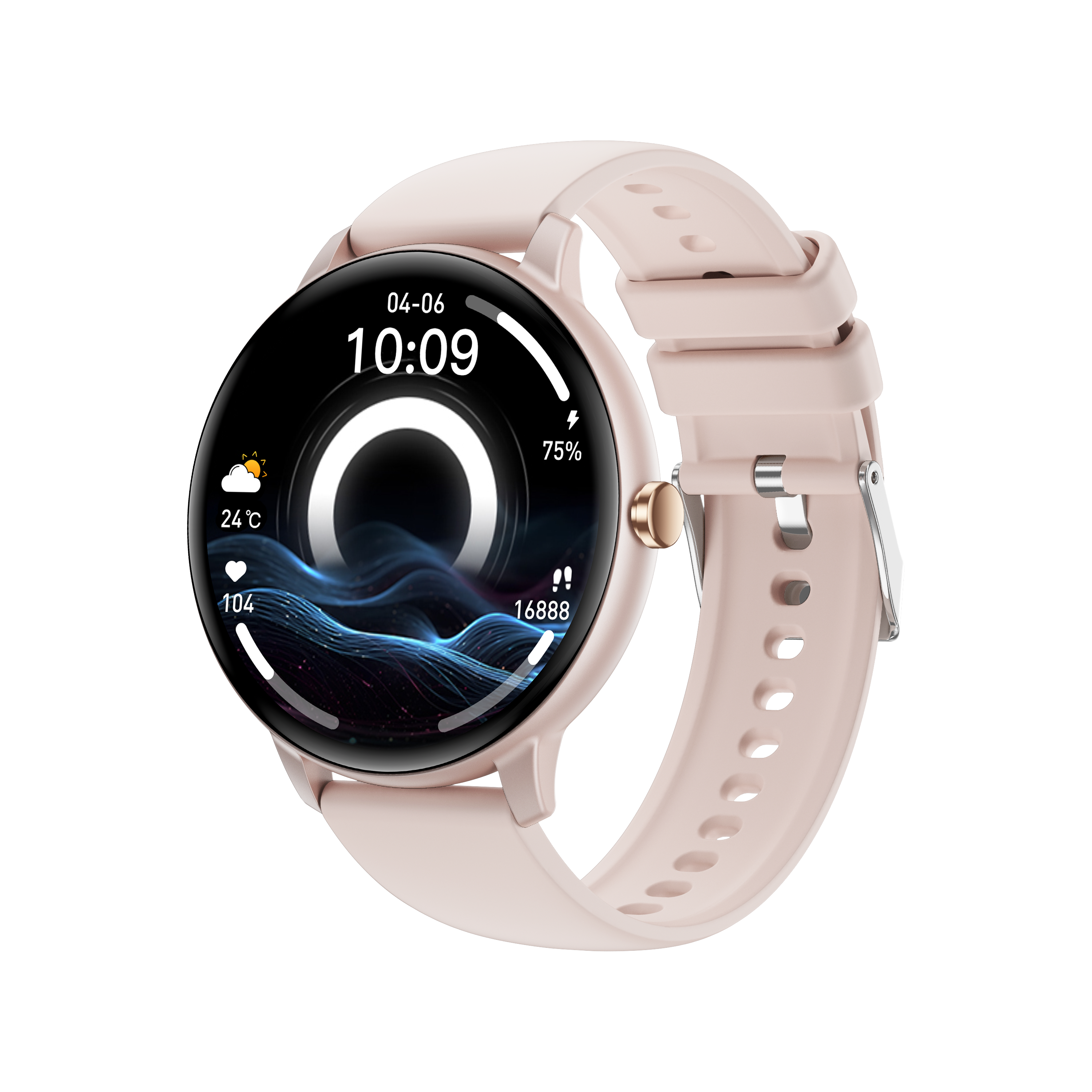 atongm Mate 12 Smart Watch IP68 Waterproof 1.39 Inch with Voice Search, Heart Rate, Blood Oxygen Level, Sports Mode  Support