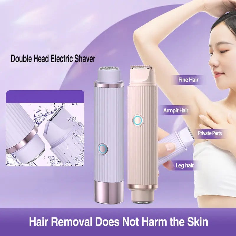 Kadın Elektrikli Tıraş Makinesi Epilasyon Ağrısız Yüz Tıraş Makinesi Bikini Kasık Saç Düzeltici