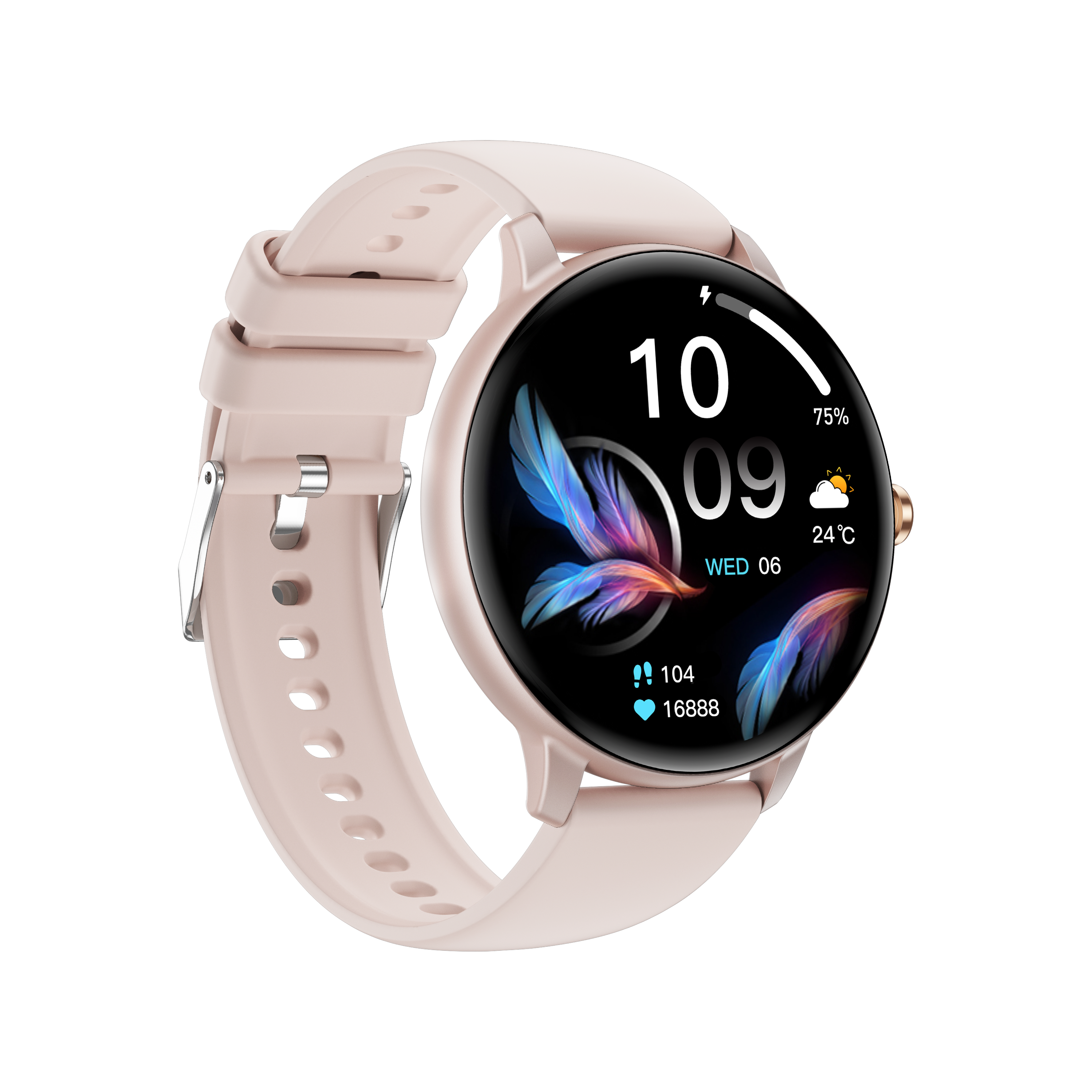atongm Mate 12 Smart Watch IP68 Waterproof 1.39 Inch with Voice Search, Heart Rate, Blood Oxygen Level, Sports Mode  Support