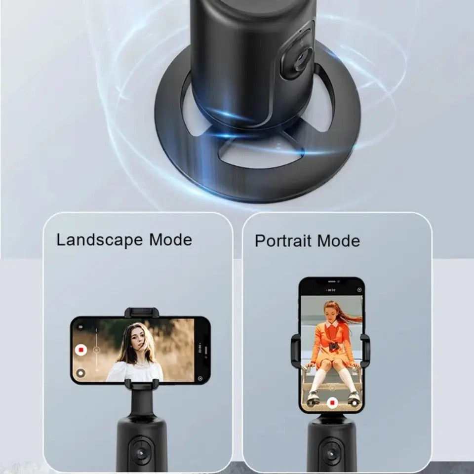 Atongm Ai akıllı ayarlanabilir Hareket Takip Telefon Kamera Dağı Gimbal Sabitleyici Canlı Akış Vlog Çekimi için