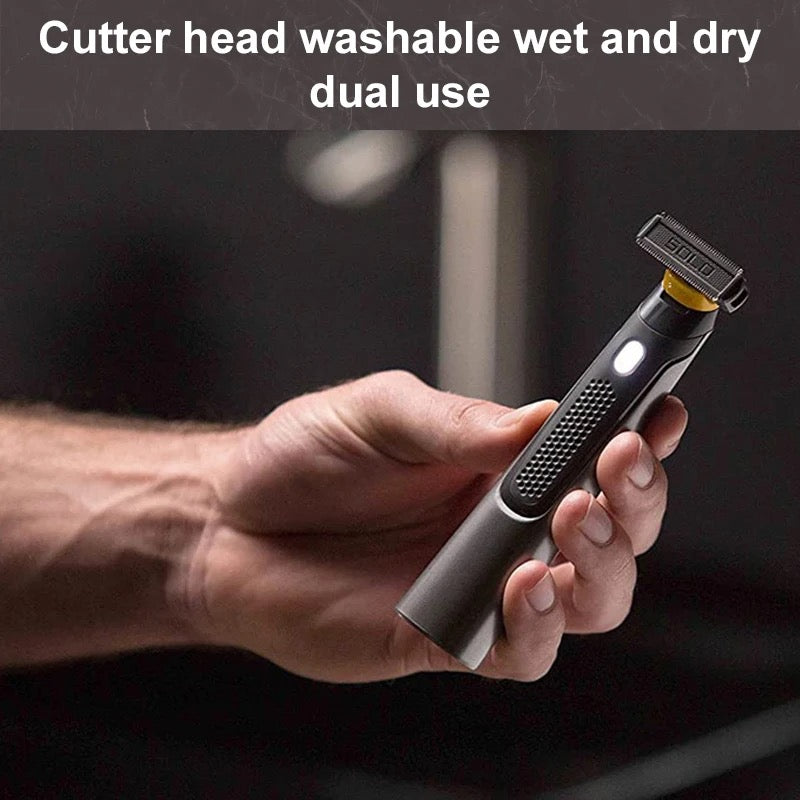 Atongm Elektrikli Tıraş Makinesi Erkekler ve Kadınlar için Taşınabilir Tam Vücut Düzeltici USB T-Şekilli Bıçaklı Tıraş Makinesi Sakal Aydınlatmak/Yıkanabilir