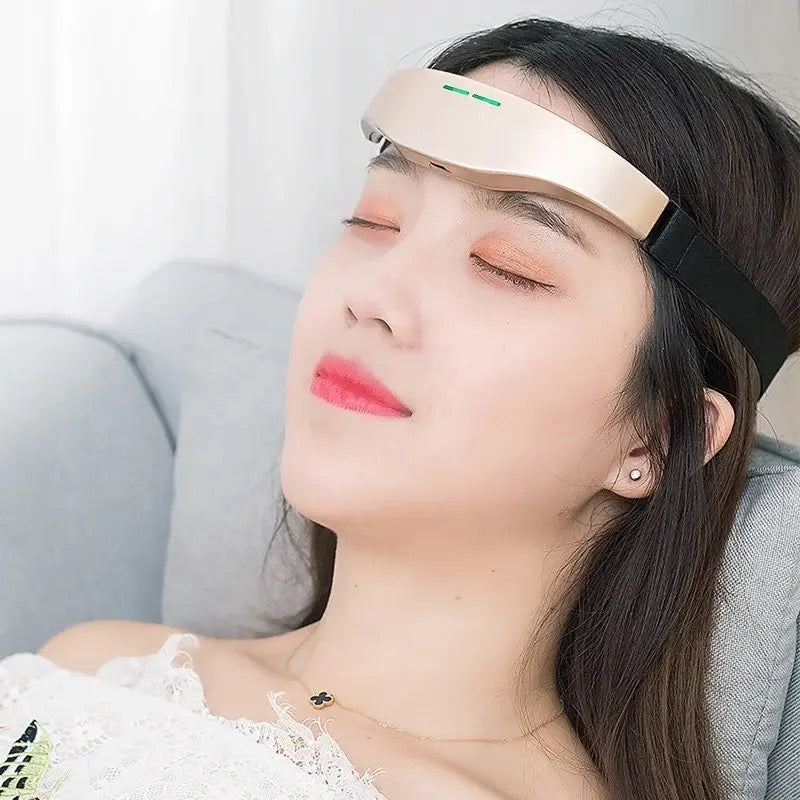 Elektrikli kafa masajı baş ağrısını hafifletir ve uykusuzluğu düzenler