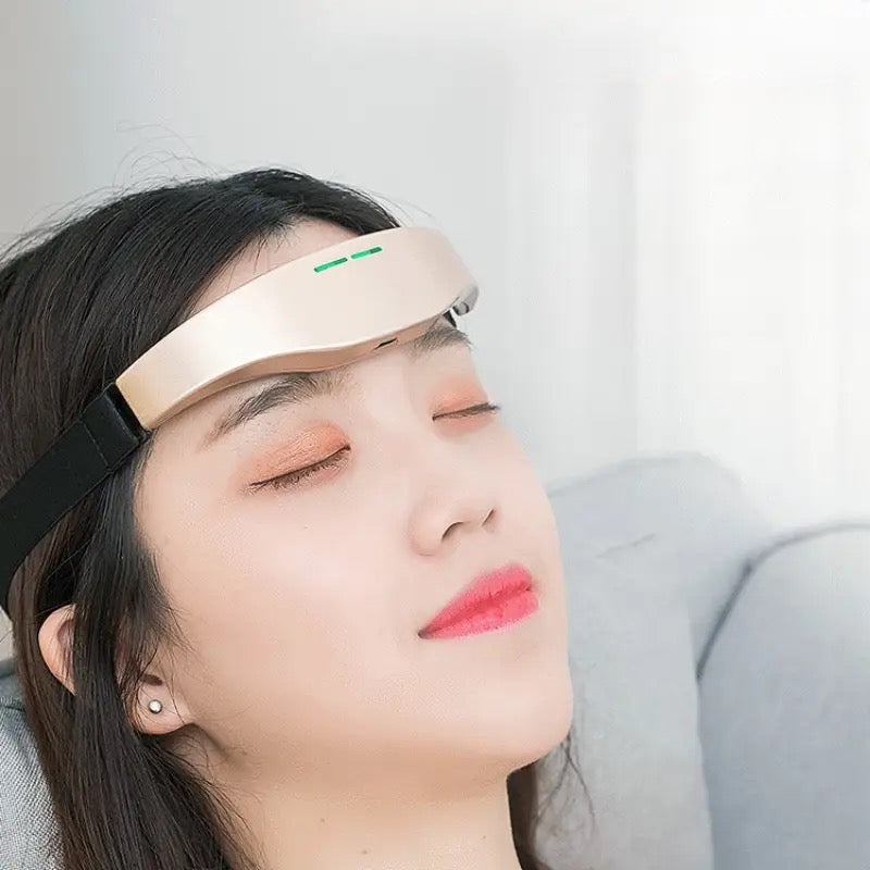 Elektrikli kafa masajı baş ağrısını hafifletir ve uykusuzluğu düzenler