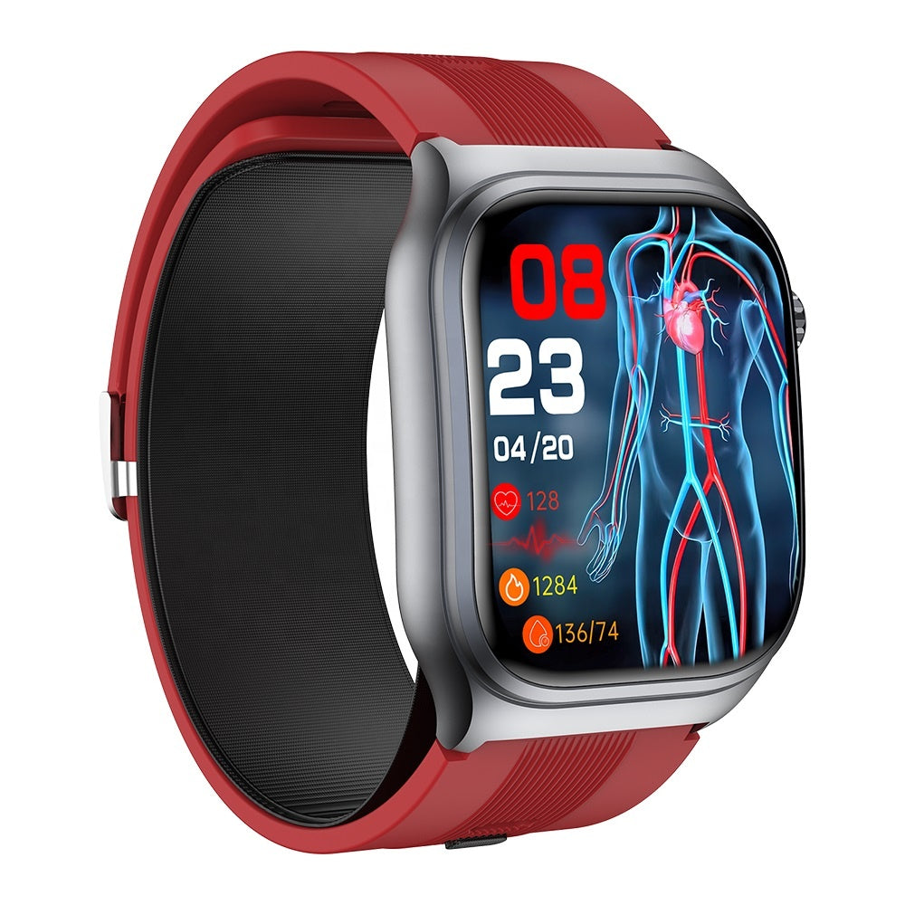 atongm EG Pro Smartwatch ECG with Air Pump 2.06-inch AMOLED Health Monitor Blood Pressure SOS Call