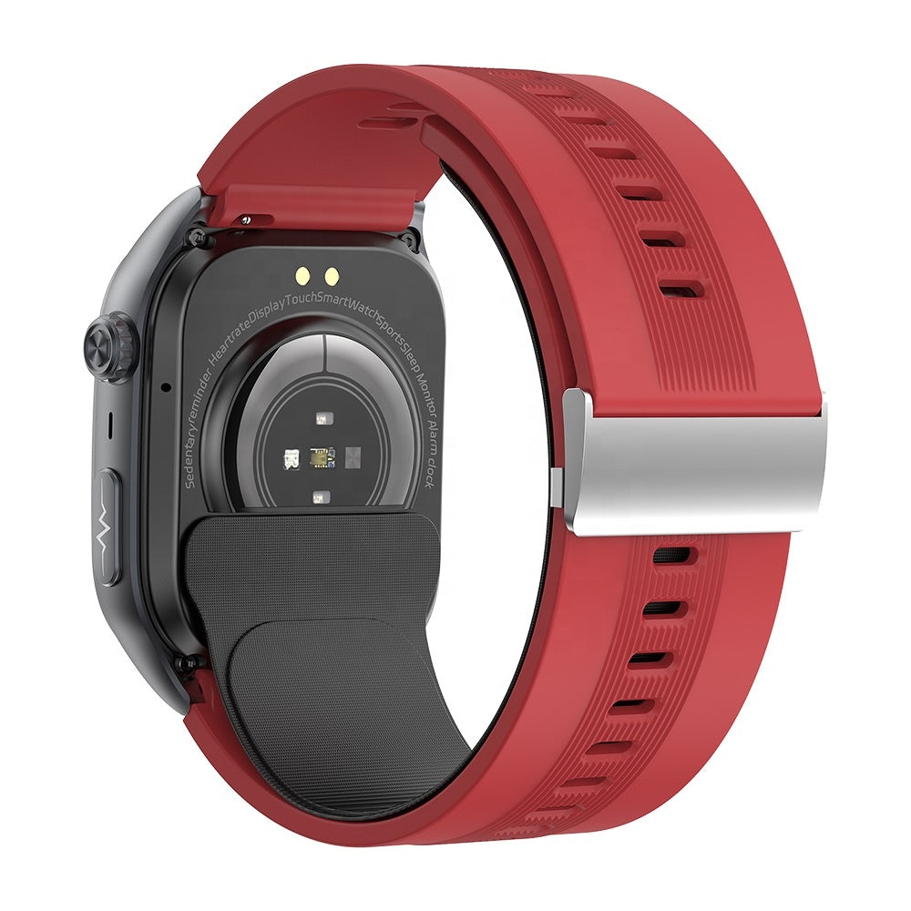 atongm EG Pro Smartwatch ECG with Air Pump 2.06-inch AMOLED Health Monitor Blood Pressure SOS Call