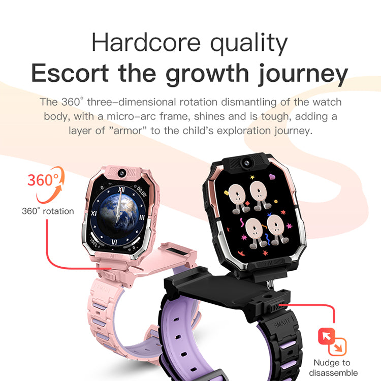 atongm kids pro 4G Video Call Children's Smartwatch The Body Can Rotate 360 Degrees SOS SIM Card