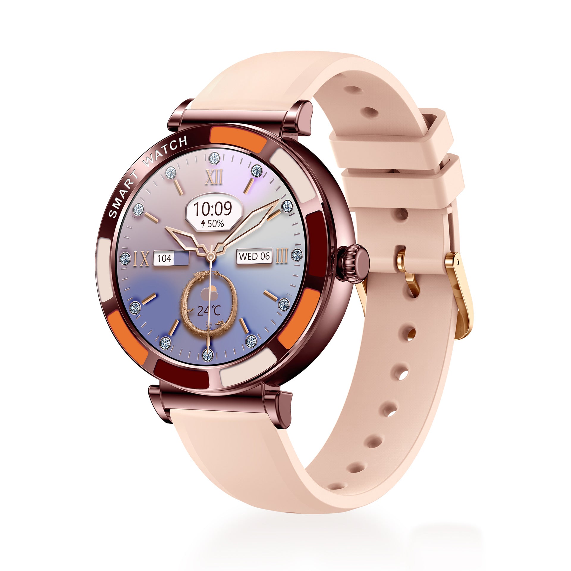 atongm Color Fashion Smart Watch Women Multidimensional Health Management Heart Rate Monitoring