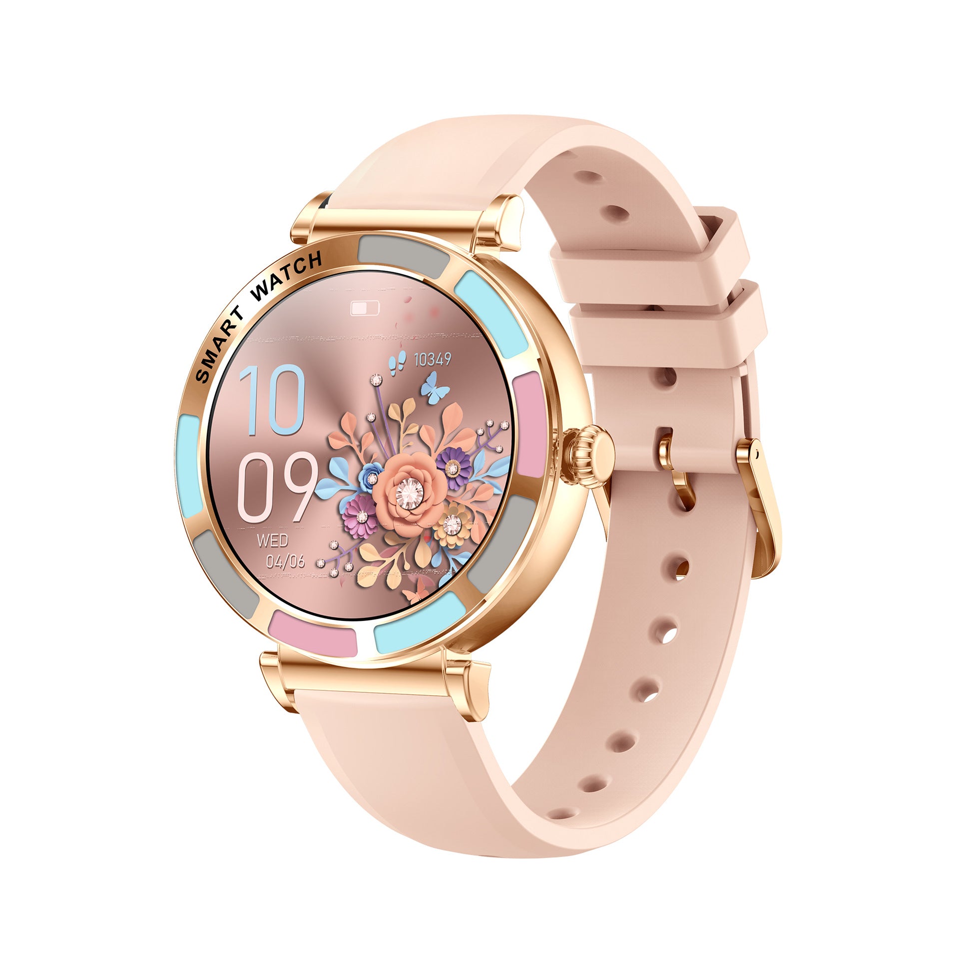 atongm Color Fashion Smart Watch Women Multidimensional Health Management Heart Rate Monitoring