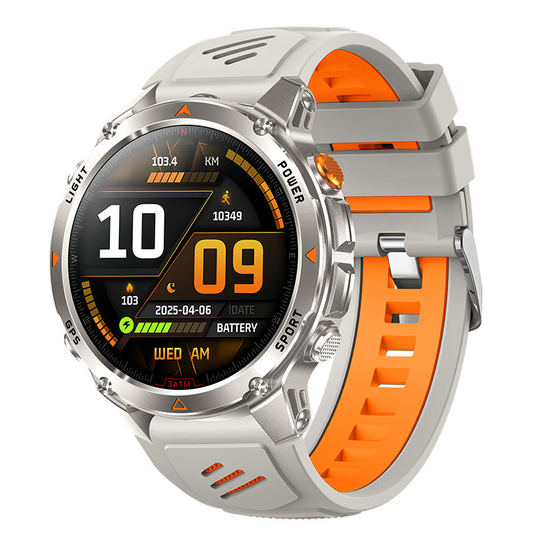 atongm Mate Pro Smart Watch, 30M Waterproof Outdoor GPS Sports Watch with Compass, Altimeter, Barometer, Health Monitoring & Built-in Flashlight