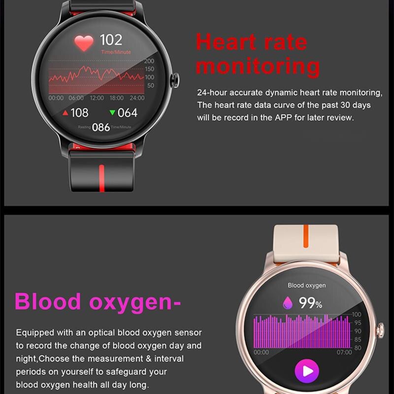 atongm Smart Watch G98 - AMOLED HD Ekran, Bluetooth Zəngi, Qanda Oksigen Səviyyəsi və Sağlamlıq Monitoru, Uniseks İzləmə, İdman və Suya davamlılıq 