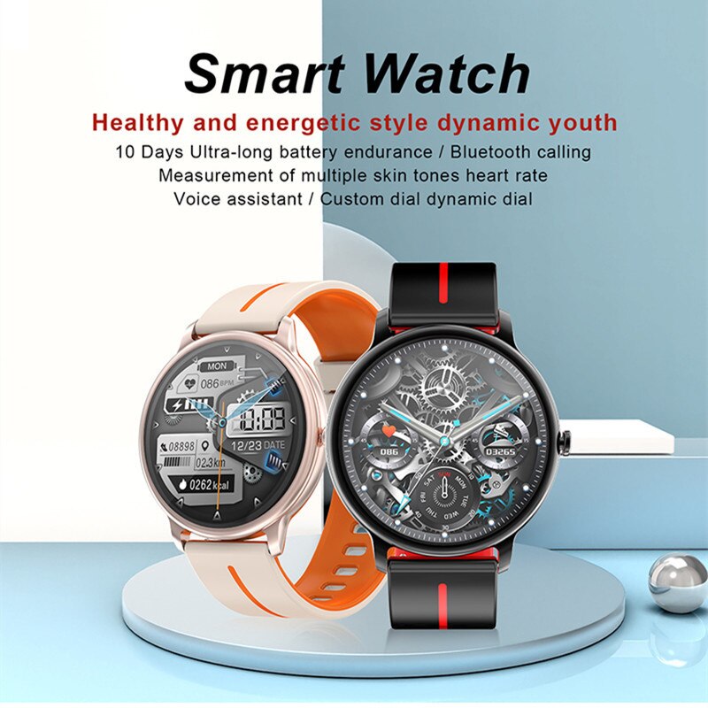 atongm Akıllı Saat G98 - AMOLED HD Ekran, Bluetooth Çağrı, Kan Oksijen Seviyesi ve Sağlık Monitörü, Unisex İzleme, Spor ve Su Geçirmezlik