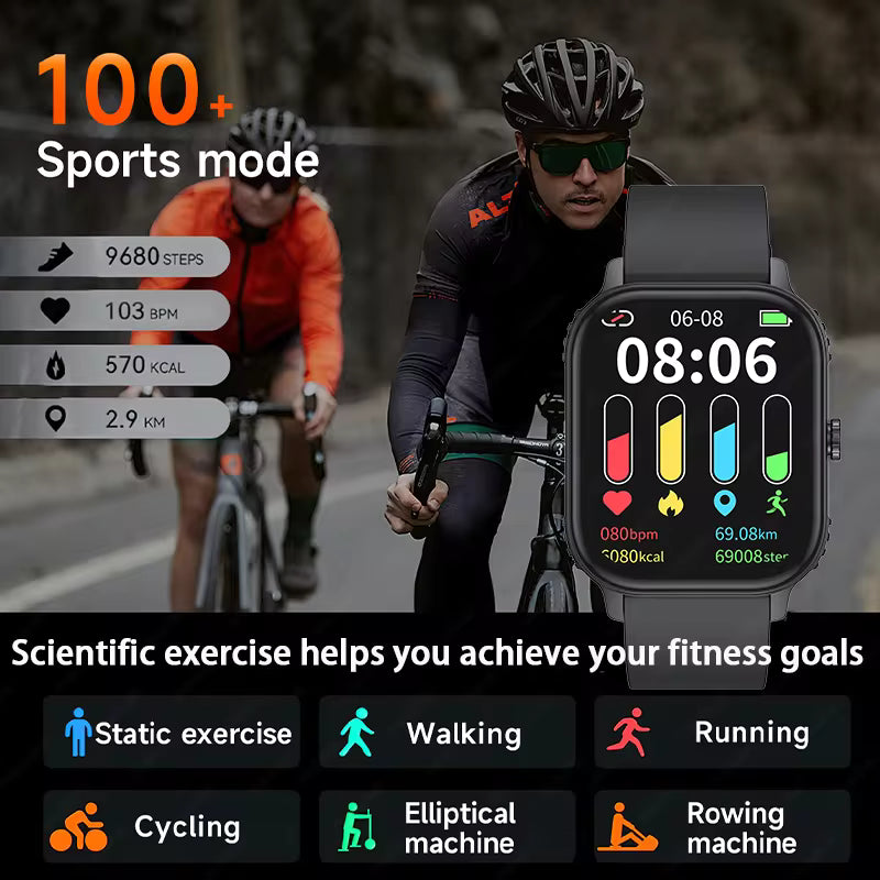 atongm mate14 AMOLED Smart Watch 30 days working Sports Fitness Tracker health monitoring 1ATM Waterproof For Android and iOS