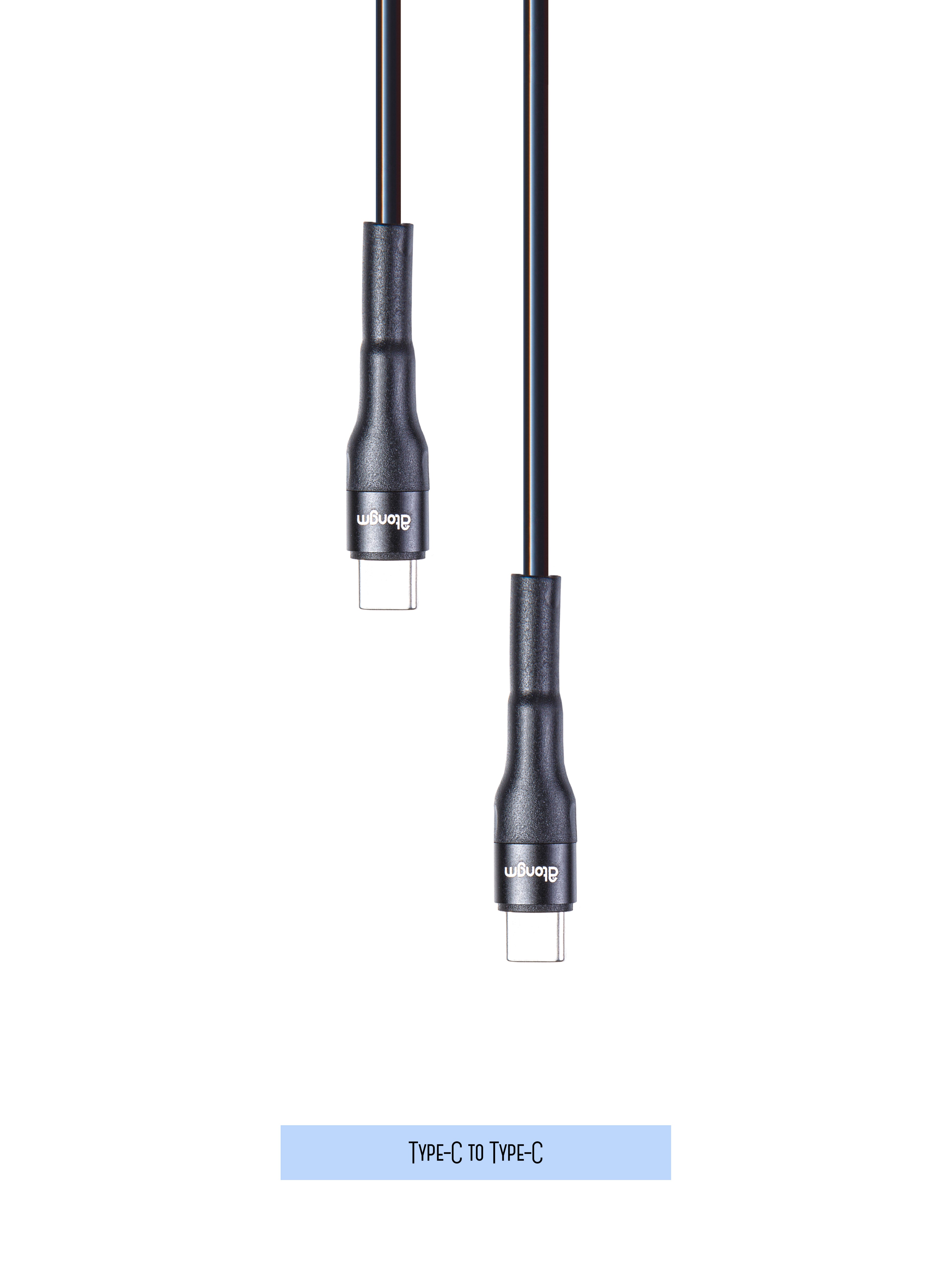 atongm type-c to type-c kabel 3A/27W uzatma kabeli Sürətli doldurma kabeli Örgülü qırılmaz kabel (Smart Chip Texnologiyası ilə)