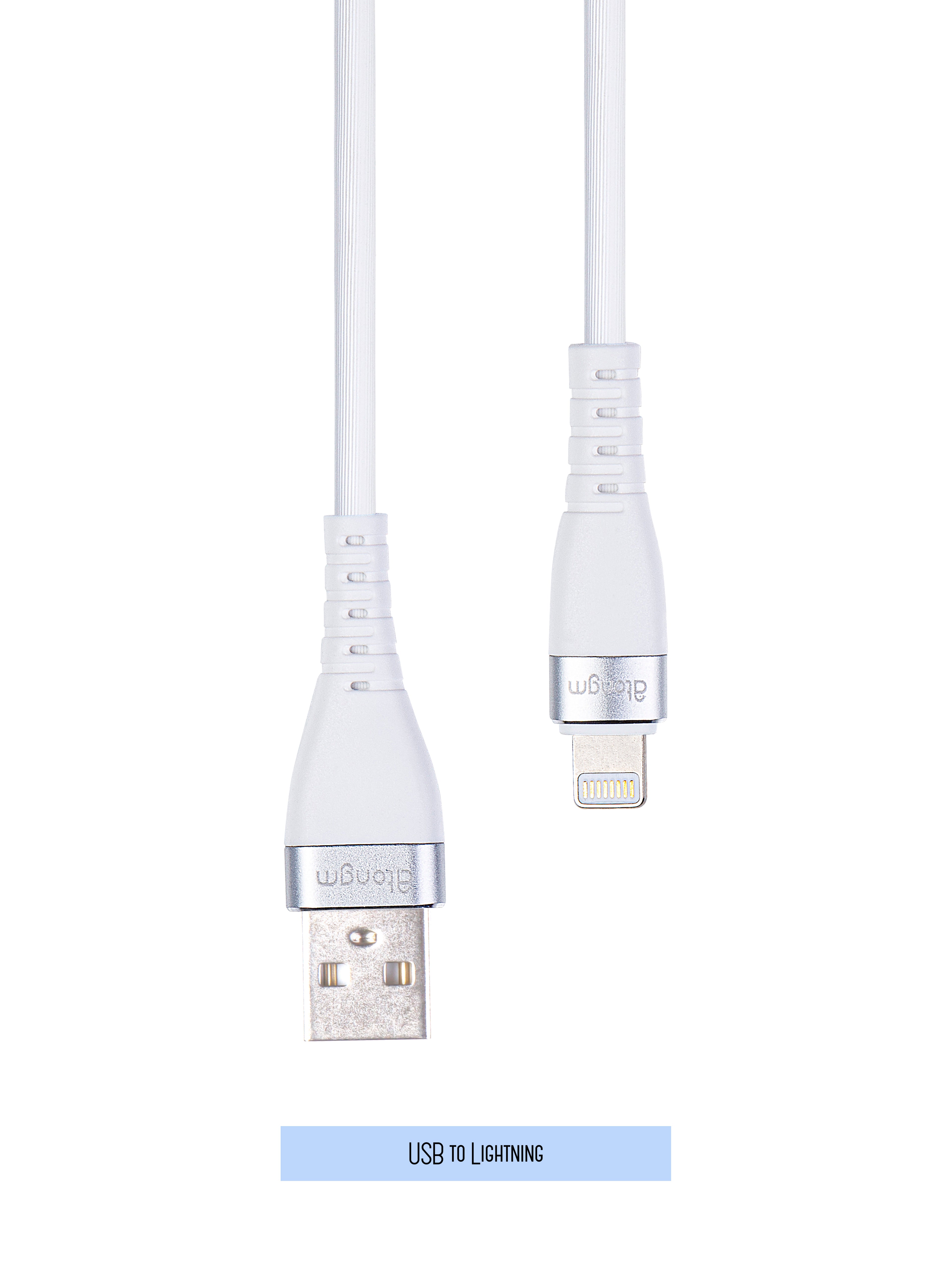 atongm 3A/60W USB to Lightning Şarj ve Data Kablo (1.2 Metre) Lisanslı Made For Apple