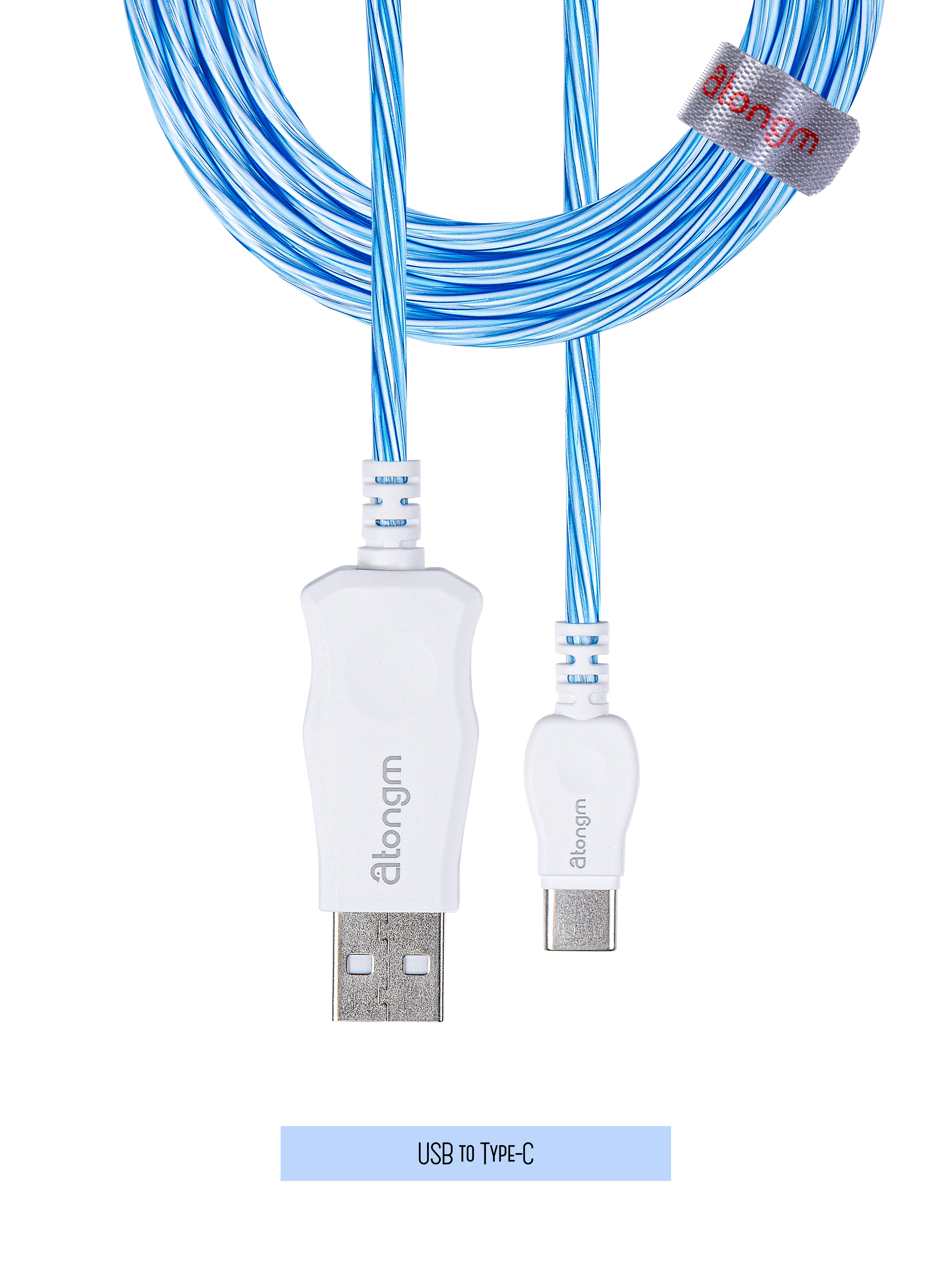 atongm light USB C Tipi Kablo Hızlı Şarj Veri Kablosu Hızlı Şarj 3.0/2.0 (1.2M)