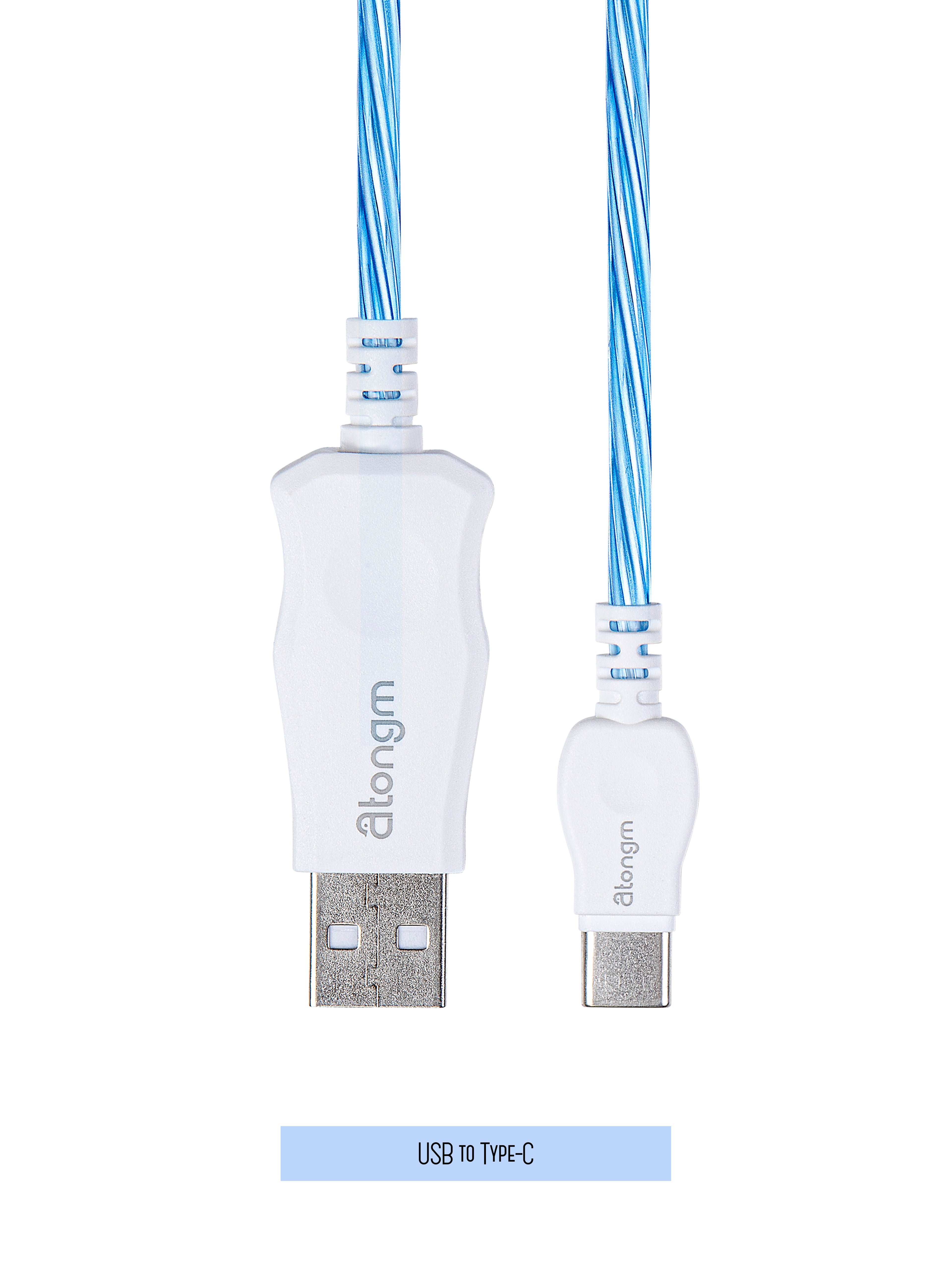 atongm işıq USB Type C Kabel Sürətli Doldurma Məlumat Kabel Tez Doldurma 3.0/2.0 (1.2M) 