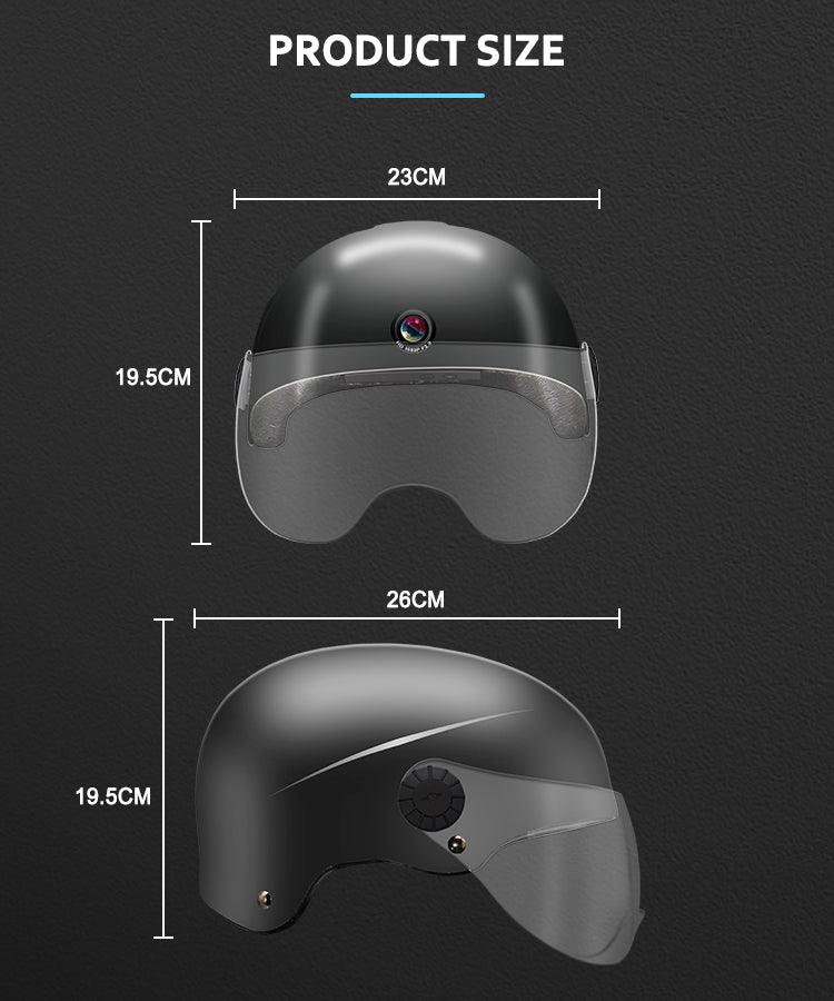atongm Ön ve arka kameralı akıllı motosiklet kaskı, wifi ve bluetooth desteği - atongm Turkiye