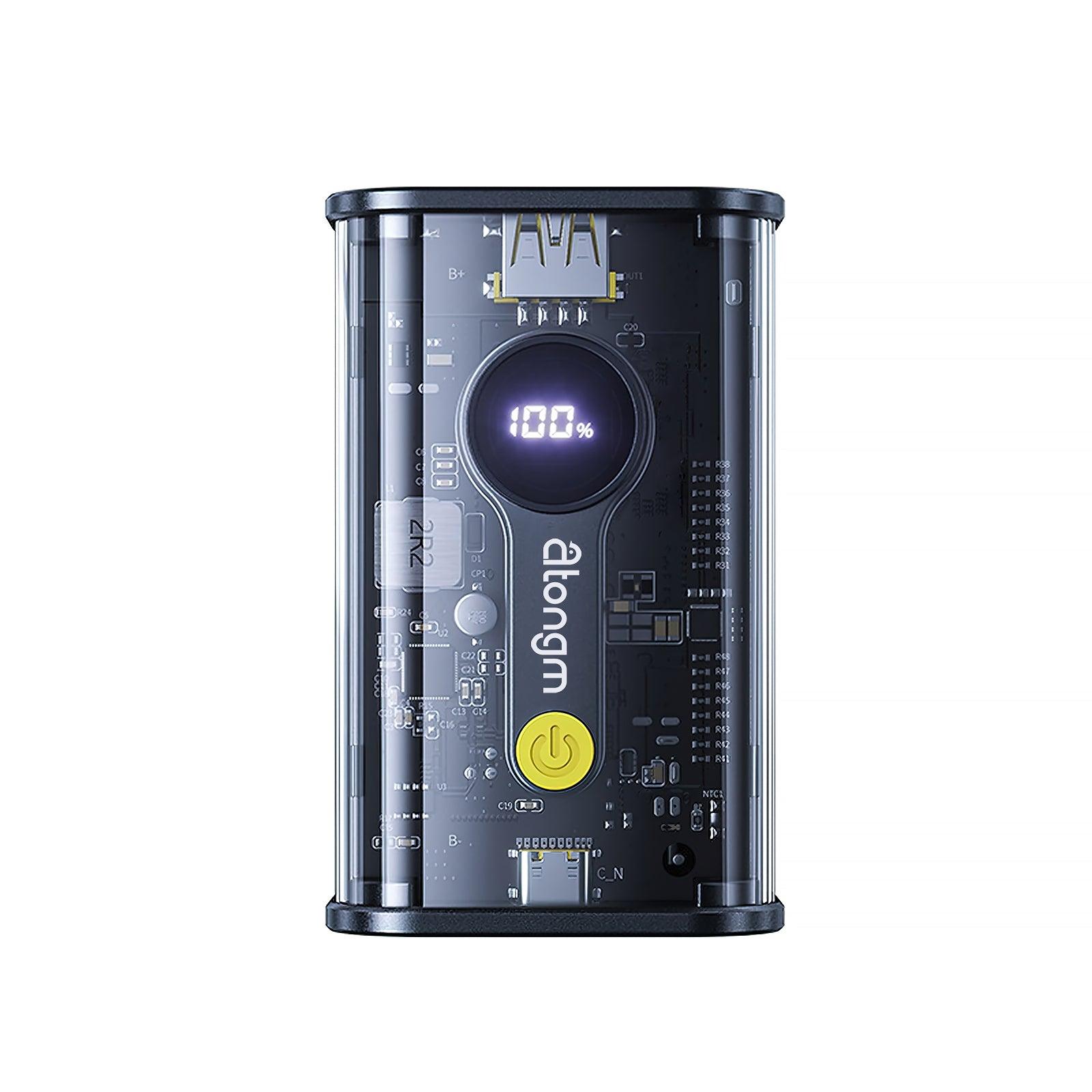 atongm Transparent 10000mAh PD 22.5W Fast Charge Portable Power Bank - atongm Turkiye
